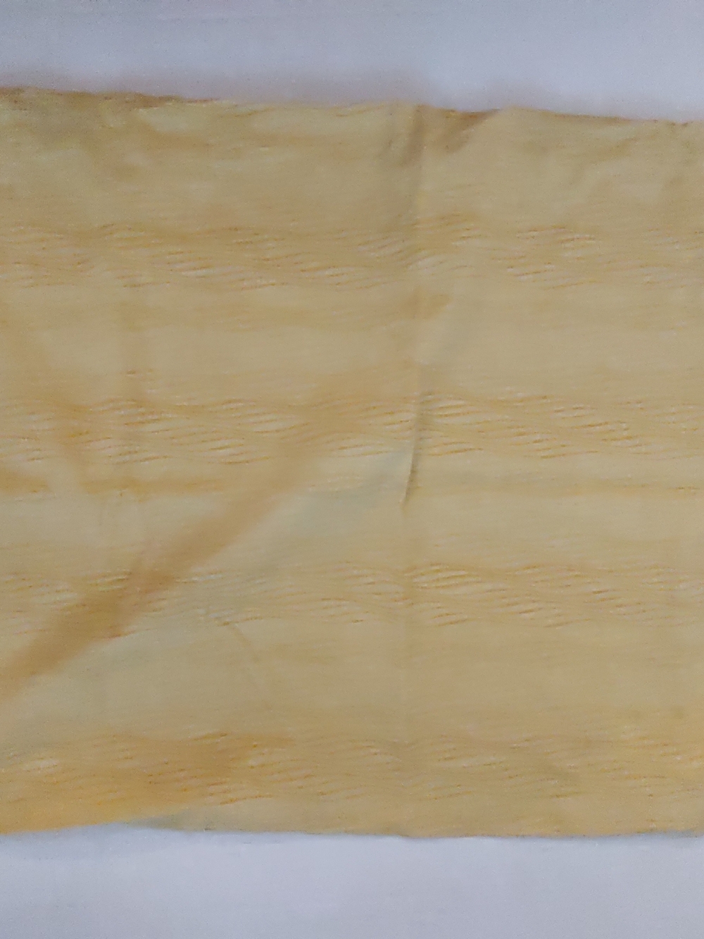Vintage Hilfiger Abstract Cotton Pillowcase in Yellow Medium Like New